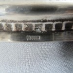 Bruckmann Silbermarke 800 auf Korpusware Schale Silberpunze
