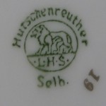 Hutschenreuther Selb Porzellanmarke 1918-1920